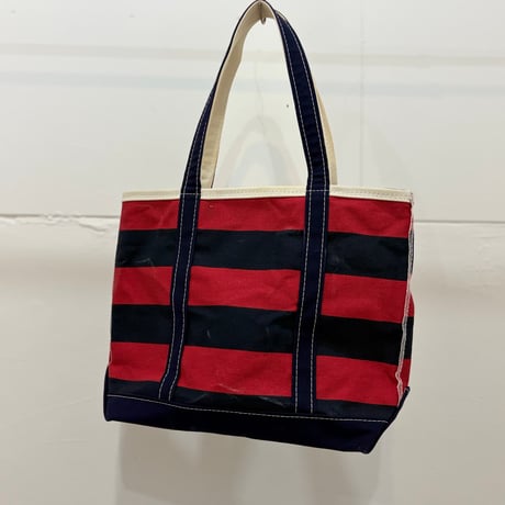 ~00s L.L.Bean tote bag ボーダー