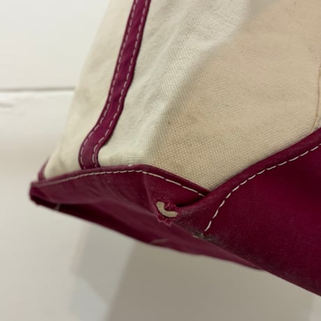 90s L.L.Bean tote bag ジッパー
