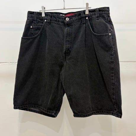 90s Levis "silver tab" black denim shorts