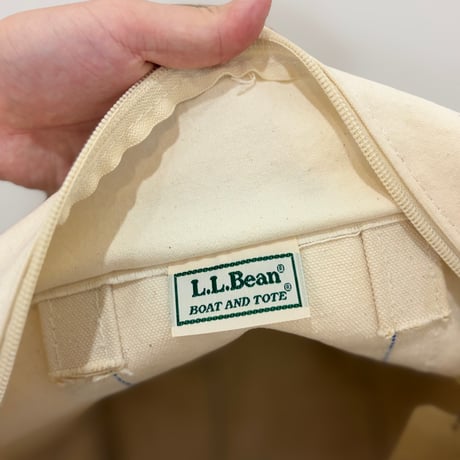 90s L.L.Bean tote bag ジッパー