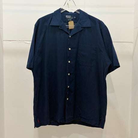 90s~ Ralph Lauren "CALDWELL" shirt navy