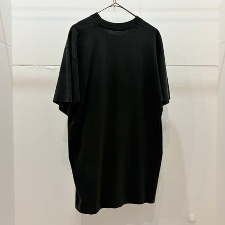 90s~ unknown plain t-shirt black