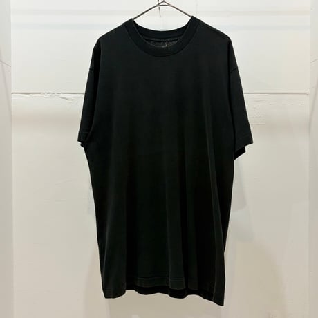 90s~ unknown plain t-shirt black