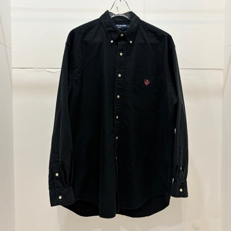 90s Ralph Lauren "TILDEN" shirt black
