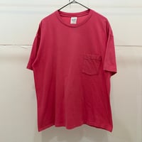 90s GAP plain pocket t-shirt pink