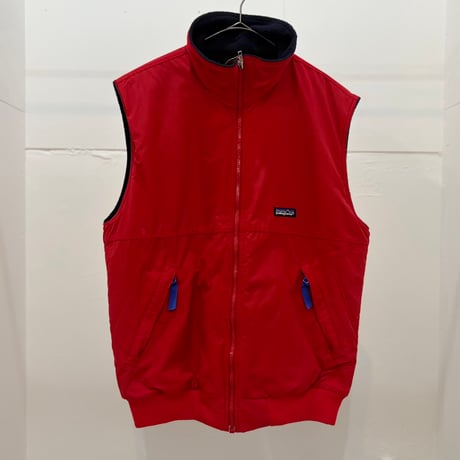 90s Patagonia shelled synchilla vest red