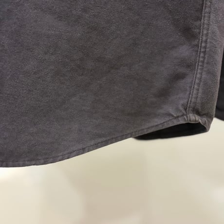 90s Woolrich black chamois cloth shirt made in usa