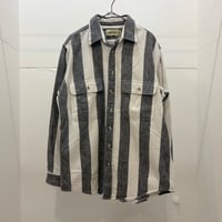 90s ST John's Bay stripe cotton flannel shirt