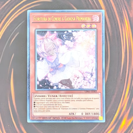 【状態B】遊戯王 Ultimate Tournament Pack 1 イタリア語版 灰流うらら(Ash Blossom & Joyous Spring) UP01-IT003 アルティメットレア