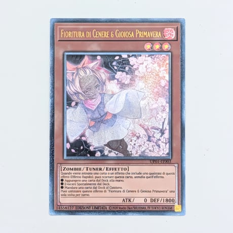【状態B】遊戯王 Ultimate Tournament Pack 1 イタリア語版 灰流うらら(Ash Blossom & Joyous Spring) UP01-IT003 アルティメットレア