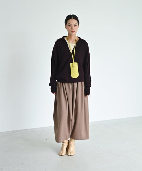 ウールカシミヤポロニット