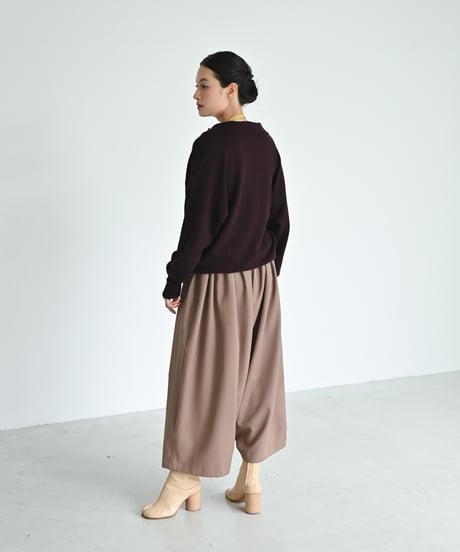 ウールカシミヤポロニット