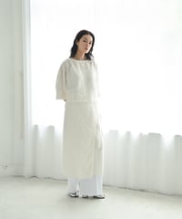 フェザートップススカート　ジャージパンツセット