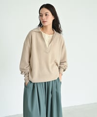 ウールカシミヤポロニット