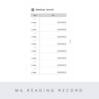 Mini6 reading record