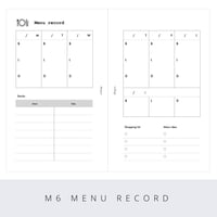 Mini6 menu record