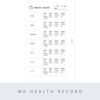Mini6 health record