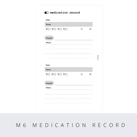 Mini6 medication record