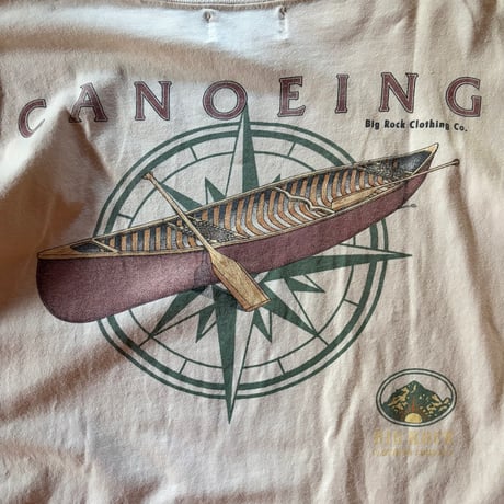 big rock clothing company canoeing tee