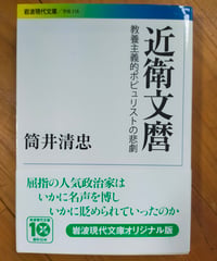 近衛文麿 教養主義的ポピュリストの悲劇 (岩波現代文庫) 筒井清忠　2009年