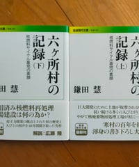 六ヶ所村の記録 核燃料サイクル基地の素顔 全2巻　鎌田慧　岩波現代文庫　2011年