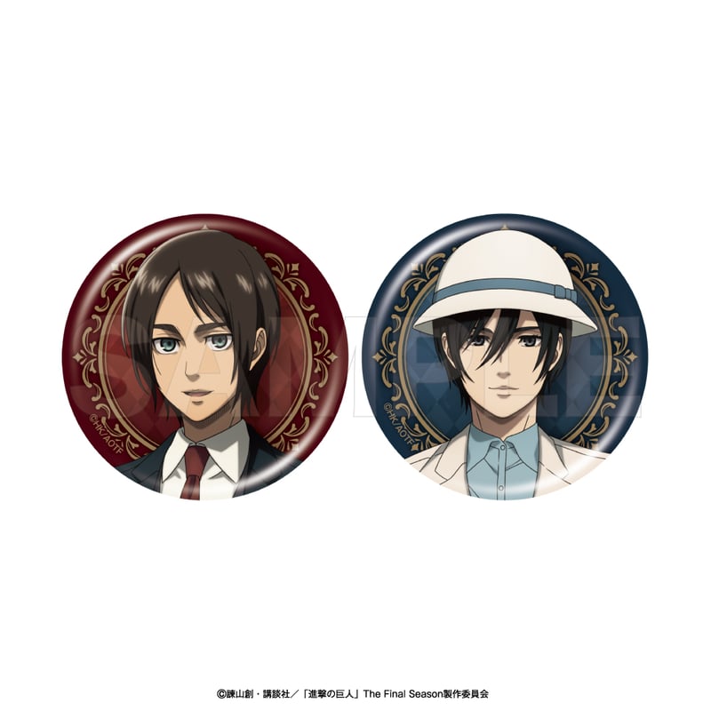 進撃の巨人 キャラバッジセット（2個1セット） | AVENGERZ ONLINESTORE