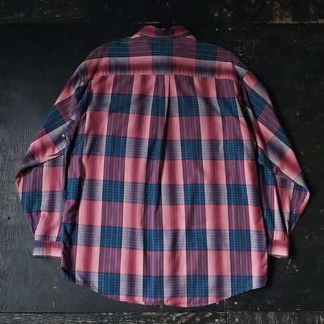 Patagonia Organic Cotton Plaid Shirt (90s L made in Portugal )