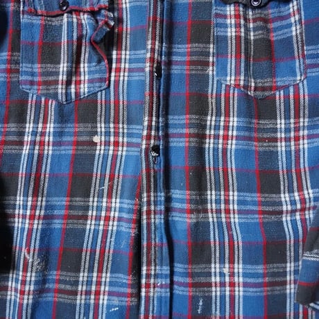 Vintage Flannel Shirt (60s about M )