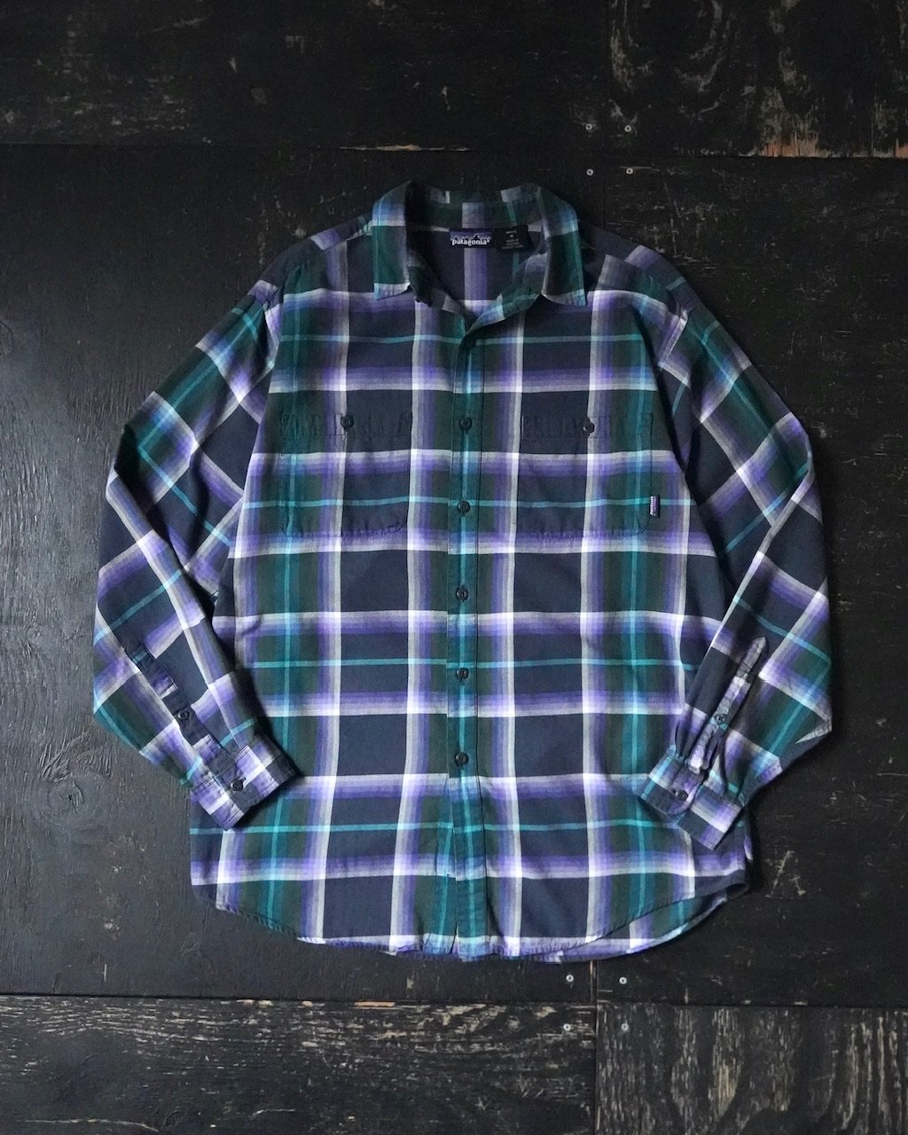 Patagonia Organic Cotton Shirt (90s M 雪なしタグmade