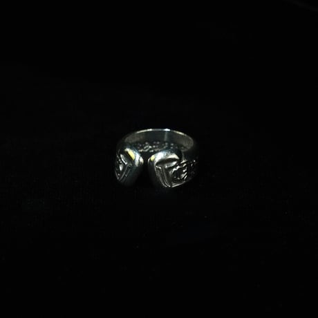Chrome Hearts Scroll Label Ring (00s 約12号)