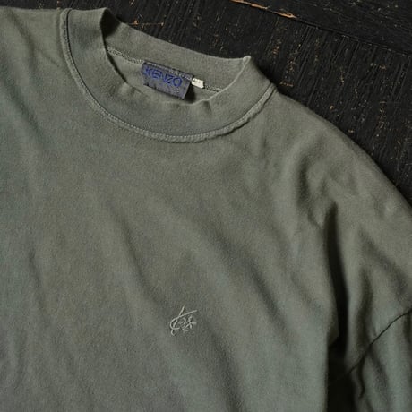 KENZO Printed Long Sleeve T-Shirt (90s XL made in Italy)