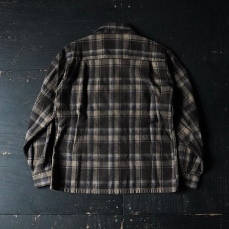 Lumber Jack Wool Open Collar Shirt (L good color!)