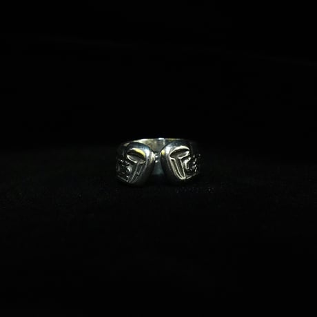 Chrome Hearts Scroll Label Ring (00s 約12号)