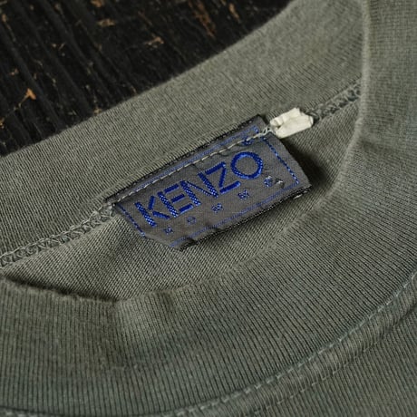 KENZO Printed Long Sleeve T-Shirt (90s XL made in Italy)