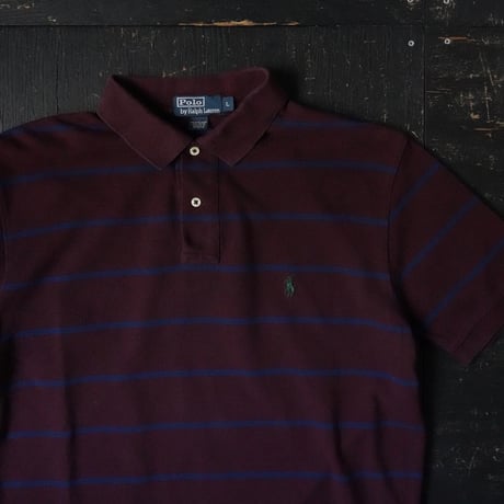 Ralph Lauren Border Stripe Polo (90s L)