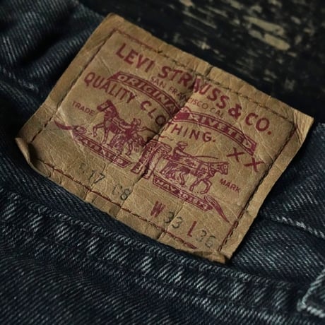 Levi's 517 Black Denim Pant (90s 実寸31/30 Euro model)