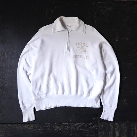 Champion Half Zip Pullover Sweat (50-60s XL Runners Tag)