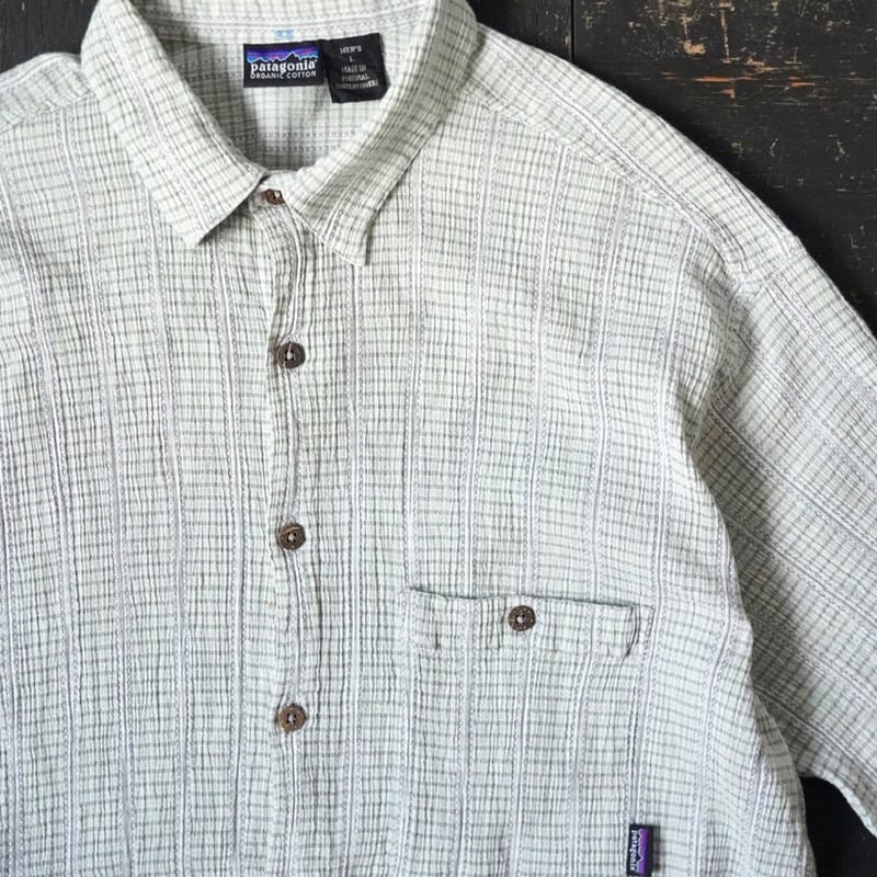 トップス patagonia 00s ORGANIC COTTON SHIRTS Patagonia Organic Cotton A/C Shirt (00s L made