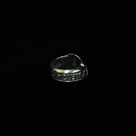 Chrome Hearts Scroll Label Ring (00s 約12号)