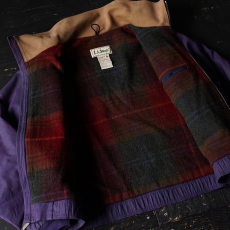 L.L.Bean Cotton Canvas Jacket (Good Design!! Good Color!!)