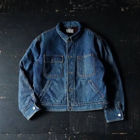 Ralph Lauren Wool Lined Denim Trucker Jacket (90-00s L)
