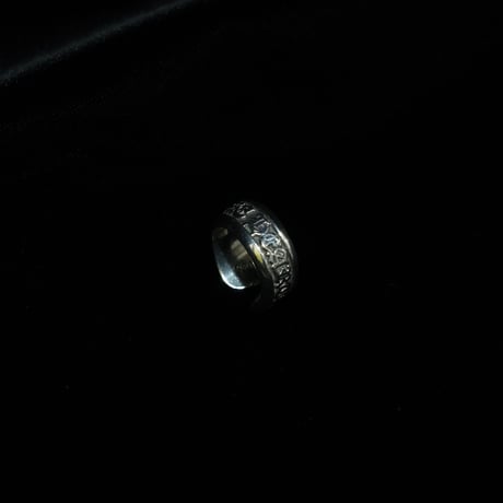 Chrome Hearts Scroll Label Ring (00s 約12号)