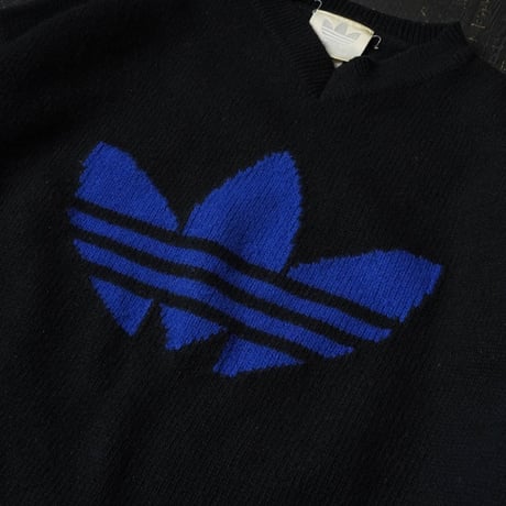 adidas V Neck Sweater (80-90s XL made in Turkey)