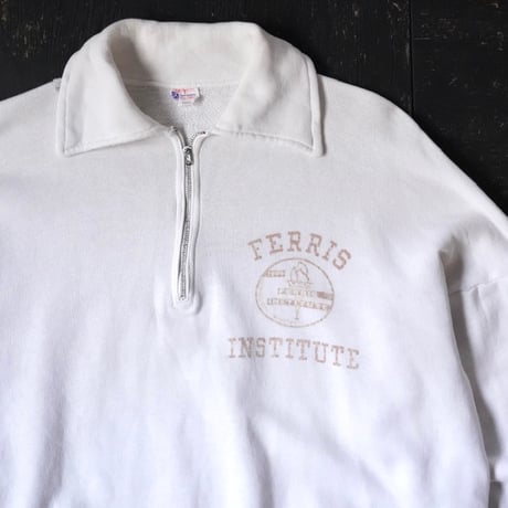 Champion Half Zip Pullover Sweat (50-60s XL Runners Tag)