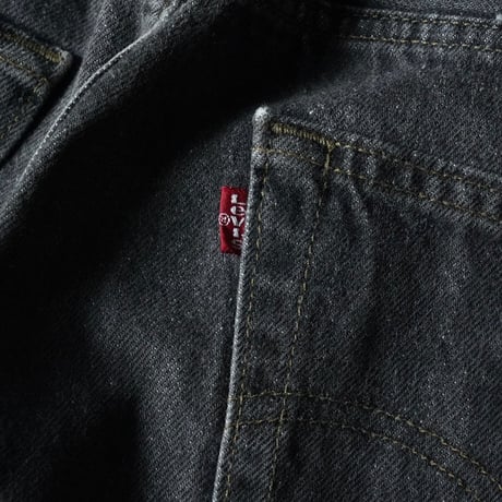 Levi's 501 Black Denim Pants "先染め"(90s 38/32 made in USA)