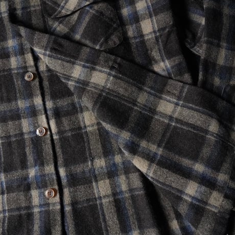 Lumber Jack Wool Open Collar Shirt (L good color!)
