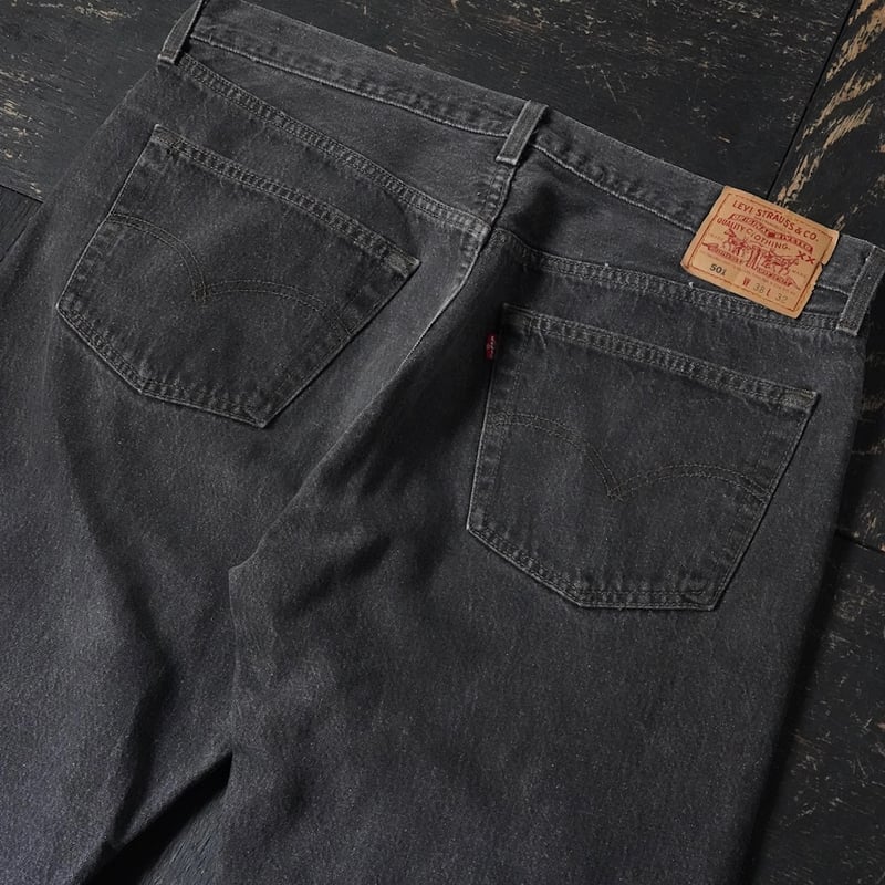 Levi's 501 Black Denim Pants 