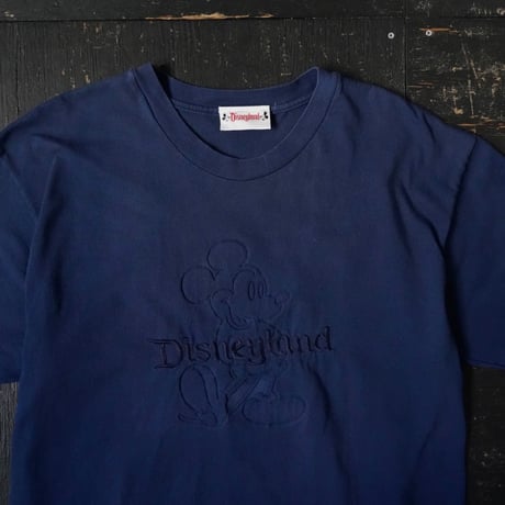Mickey Emb. T-Shirt (90-00s L made in USA)