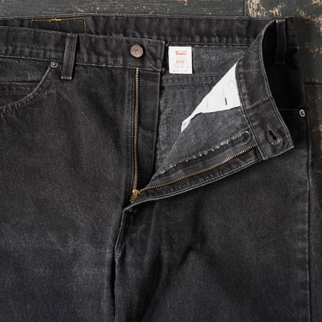 Levi's 505 Black Denim Pant (90s 36/30 made in USA)