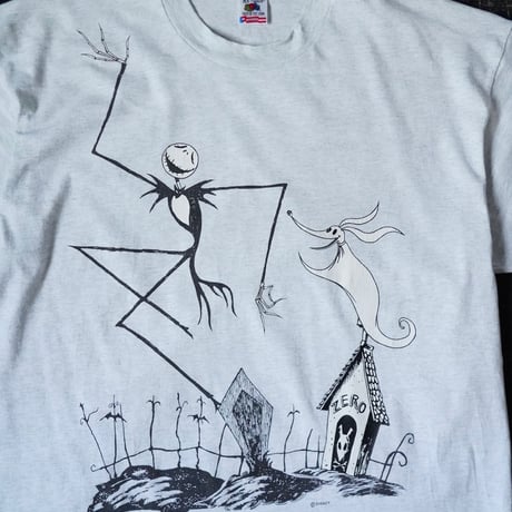 Nightmare Before Christmas Print T-Shirt (90s XL made in USA)